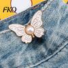 Skirt Fashion Accessory Pin Waist Tightener Butterfly Pins, No-Sew Pants Tighteners, Removable No Tools Clothing Adjuster Pins for Loose Jeans