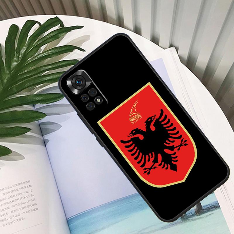 Албания Флаг Орел Чехол Для Xiaomi Redmi Note 11 10 12 13 14 15 Pro Plus Чехол Для Redmi 15C 10C 13C 12C 14C 15