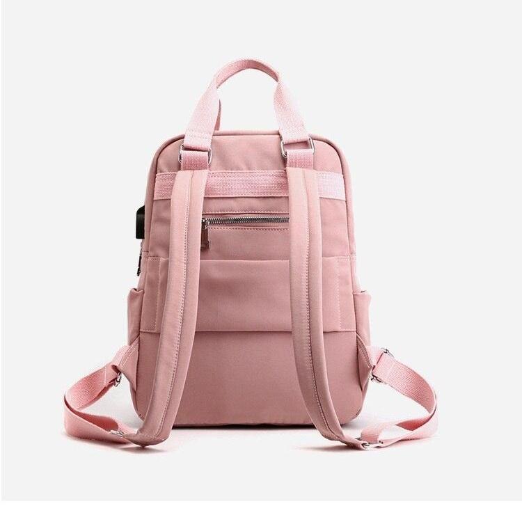 Повседневный рюкзак, женский рюкзак с зарядкой через USB, сумка для компьютера, большая вместительная дорожная сумка для колледжа