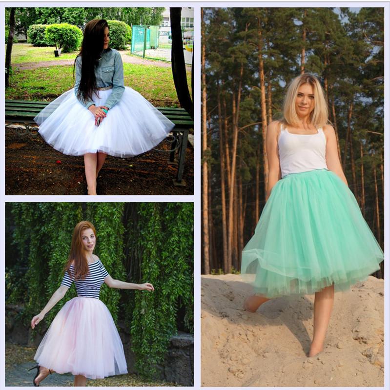 Gothic Tulle Skirt For Women With High Elastic Waist And Puff Design For Streetwear Style