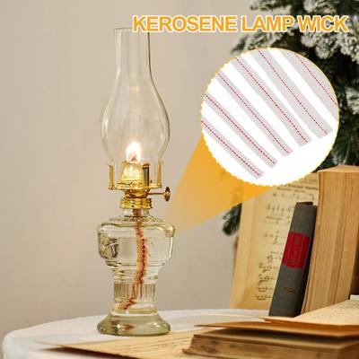 Плоский чистый хлопок, красный стежок, масляная горелка, фитиль, безопасный ураганный фонарь, керосиновая лампа, фитиль, керосиновые аксессуары