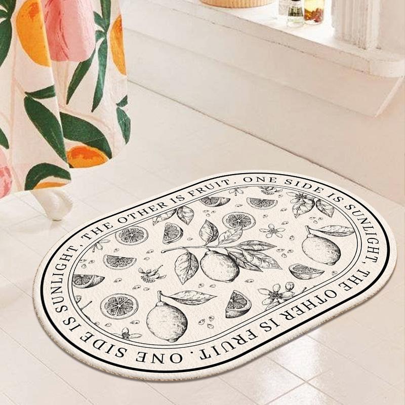 Коврик для ванной, нескользящий коврик в стиле INS, впитывающие ковры, входные коврики, коврики для балкона, крыльца, коврик для гостиной, ванной комнаты