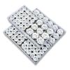 24pcs 4x6cm Artificial Chanson Rose Black Border Small Fragrant Flowers Decoracion Flower Box Wedding Bouquet Christmas Gift