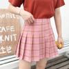 Plus Size Harajuku Short Skirt Korean Plaid Skirt Women Zipper High Waist School Girl Pleated Plaid Skirt Sexy Mini Skirt