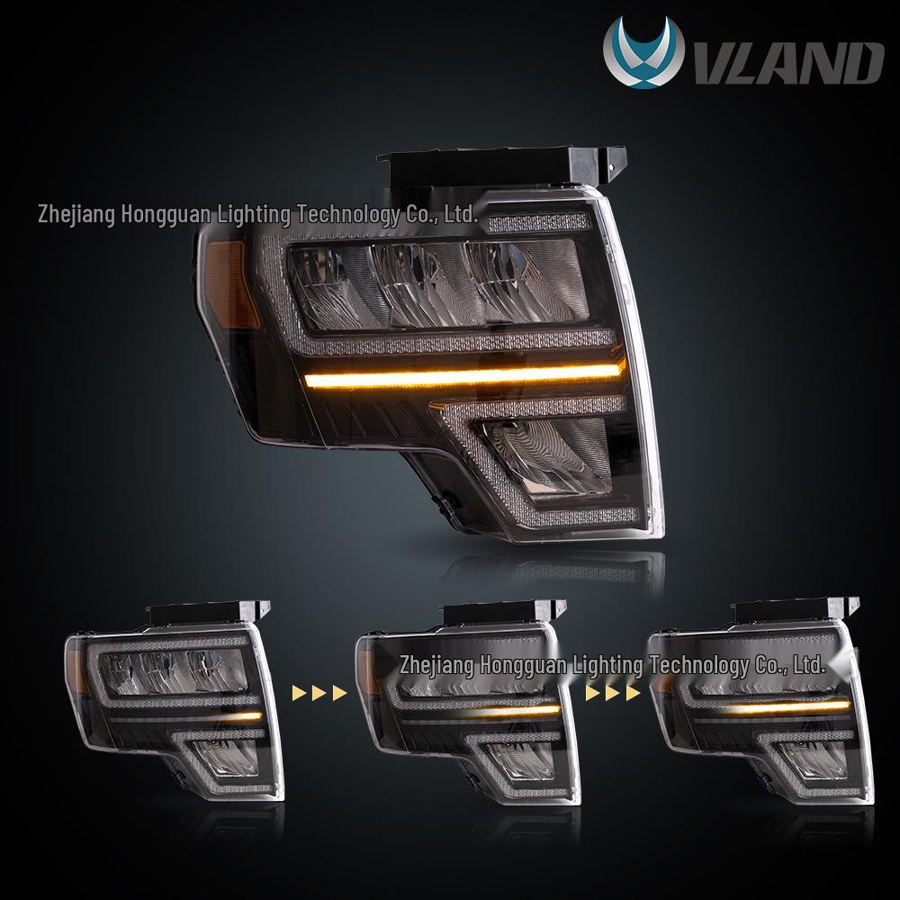 Пользовательская светодиодная фара в сборе для 09-14 Ford F150