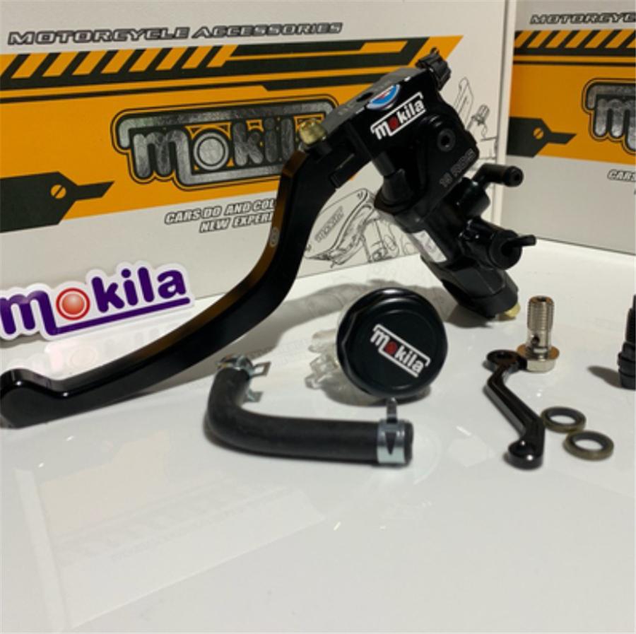 Pair Motorcycle 19 Rcs Brake Master Cylinder Cable Clutch Radial Brake Pump 22mm 7/8'' Universal