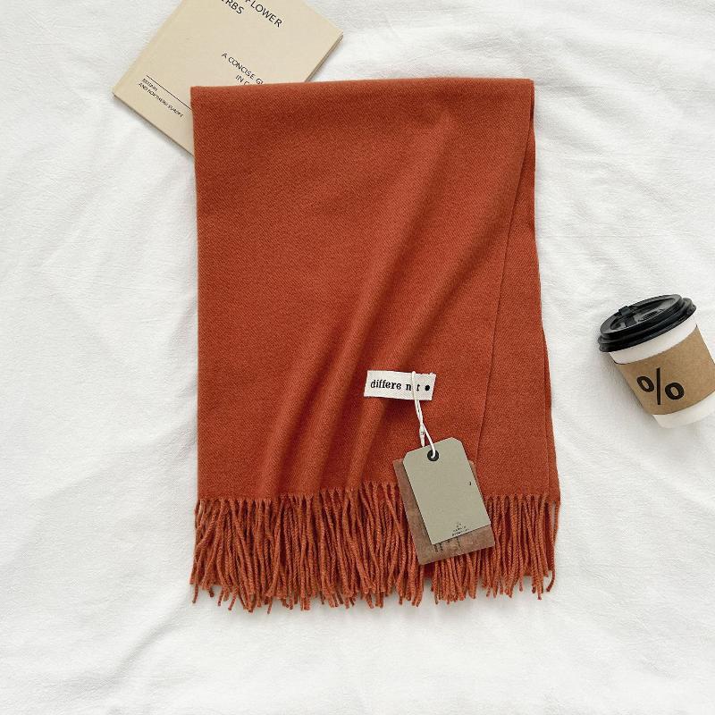 Women Men Winter Thick Cable Knit Wrap Chunky Warm Scarf