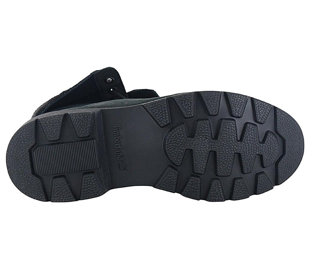 Timberland Linden Woods WP Fleece Boots — женские зимние ботинки на кожаной подкладке черного цвета ORIGINAL Shoes