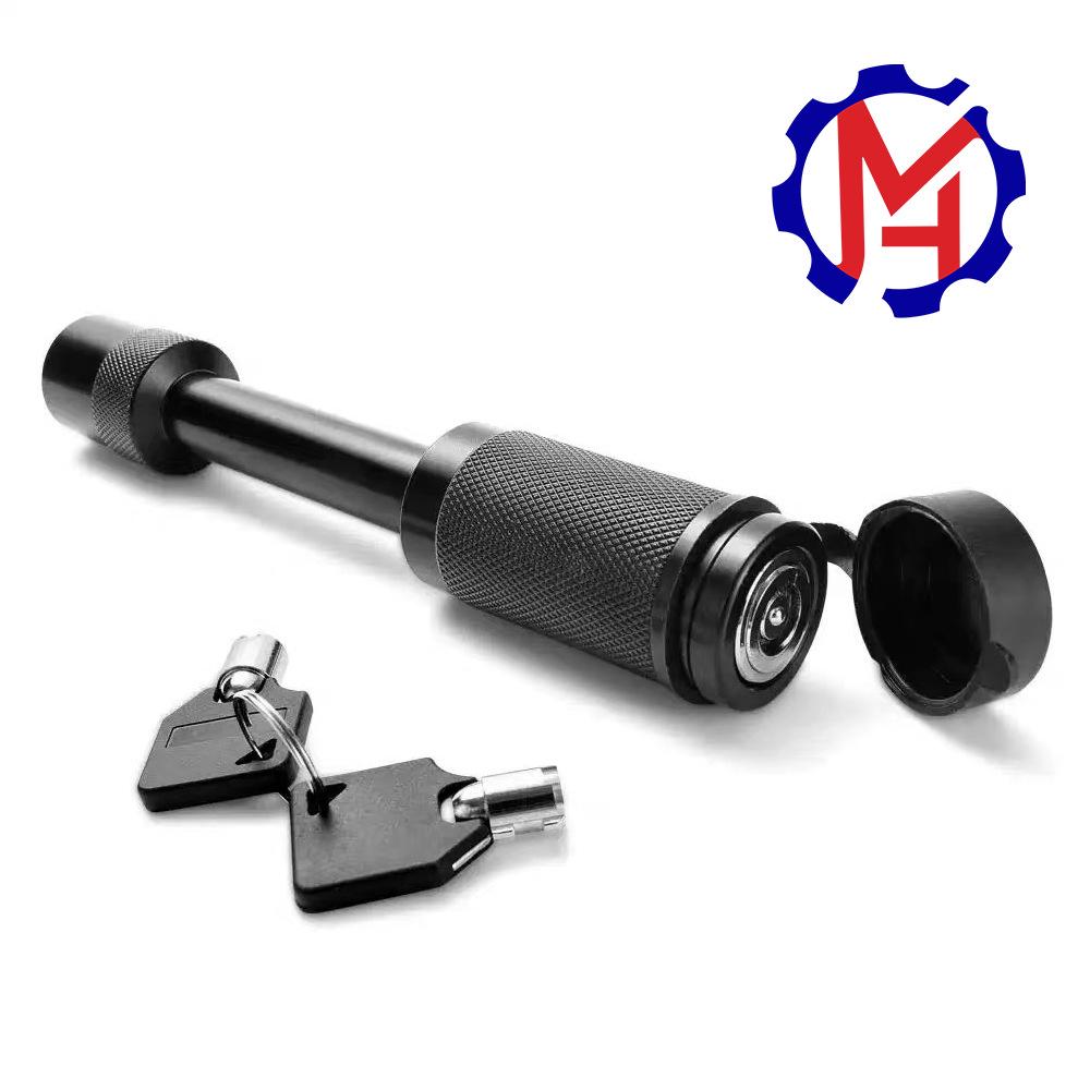 Универсальный фиксатор сцепного устройства Замок для фаркопа прицепа с антикоррозийным ремешком и 2 ключами для защиты от кражи