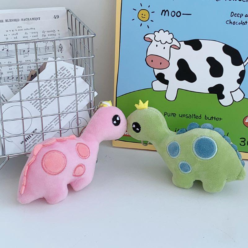 Creative Plush Toy Crown Dinosaur Doll Claw Machine Plush Pendant