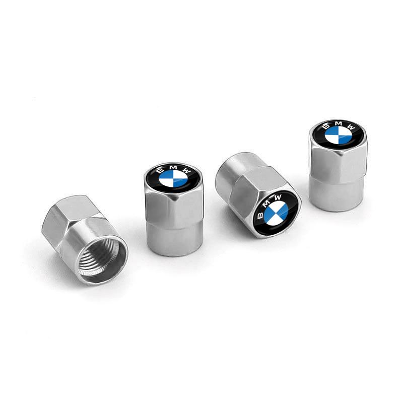 4Pcs Car Wheel Tire Metal Valve Stem Cover Dustproof Cap Accessories For BMW E90 E34 E36 E39 E53 E60 F10 F30 F15 G05 F16 G06 G07 X1 X5 X3 X6 M3 M5 M6