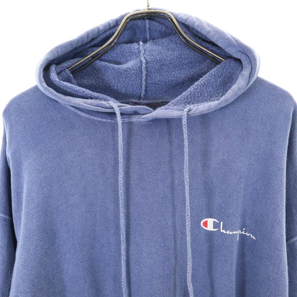 Champion 90s Old Long sleeve Sweatshirts Blue Men's Used