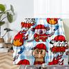 firefighters Theme Printed Blanket - Perfect for Couch, Bed, Travel & Outdoor Use | Machine Washable, Cozy & Durable.