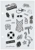 Face Clear Stamp Sheet T HELLO SUMMER Children's 0980-001