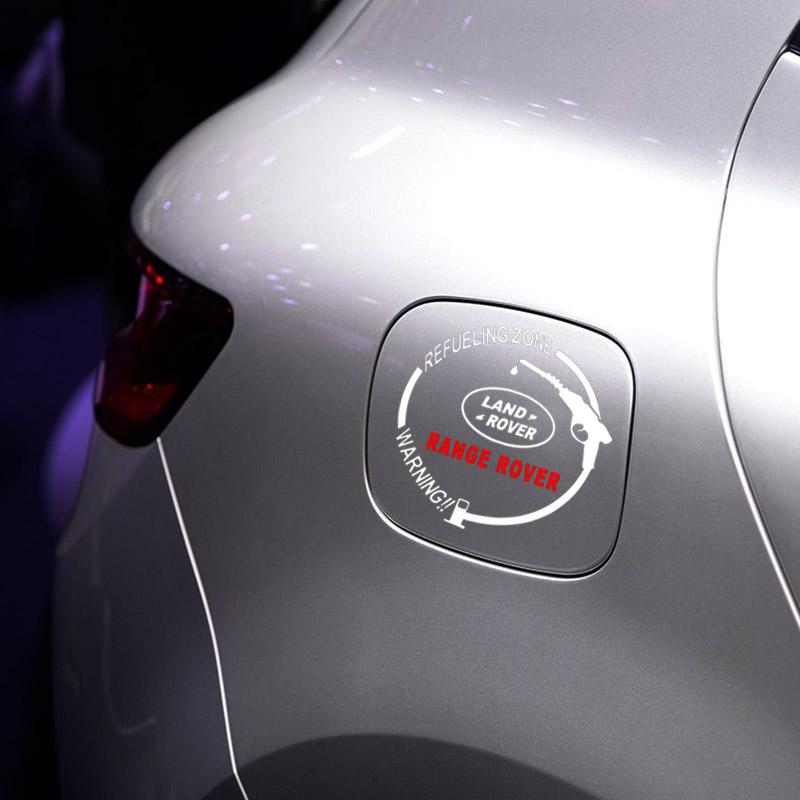 Виниловая светоотражающая наклейка на крышку бензобака с автомобильным значком, аксессуары для Land Rover Range Rover Defender Freelander Discovery 1 2 3 Evoque Rover L322