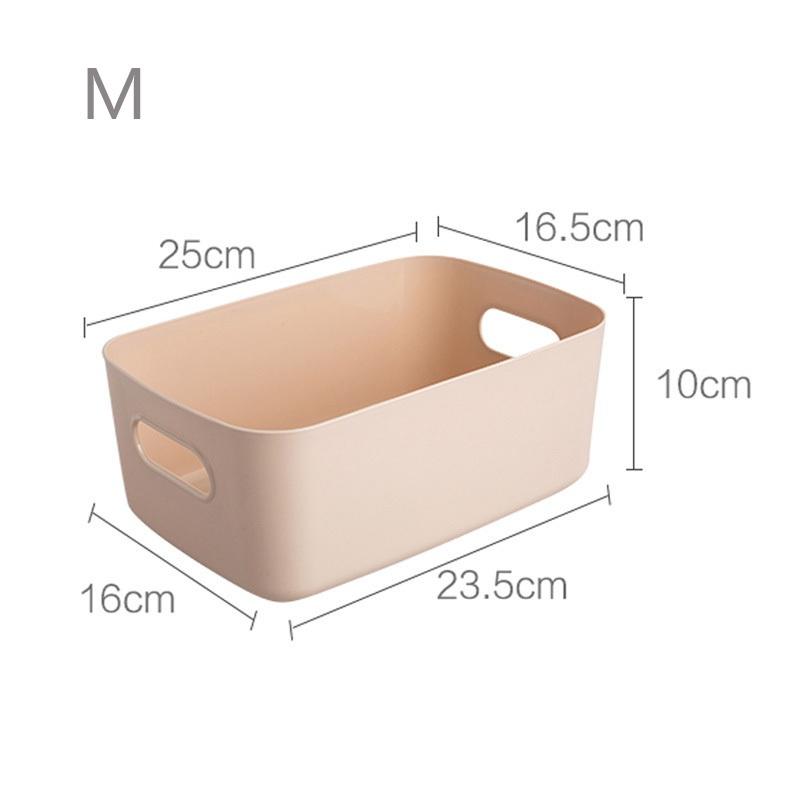 20/25/30 см Настольный ящик для хранения мелочей в общежитии Пластиковый ящик для хранения косметики Ванная комната Кухня Сортировочная корзина для хранения контейнеров