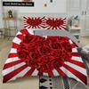 Room Decor Home Bedding Sets 2/3pcs Red Heart Printing Queen Size Pillowcase Duvet Cover Set Polyester Bedclothes