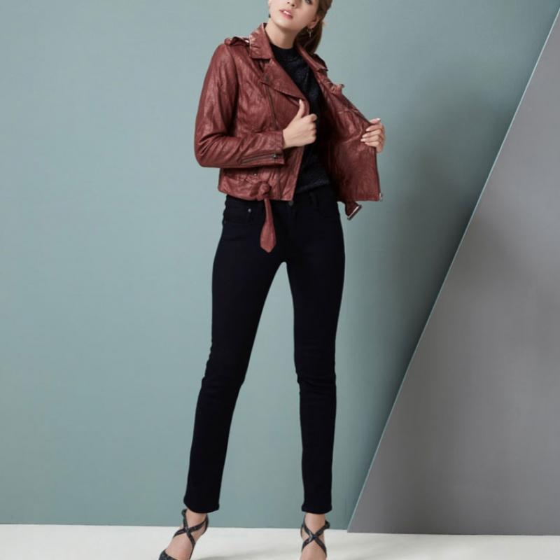 Bang Bang Women S Boa Fur Bonded Stretch Denim 3 Piece Set