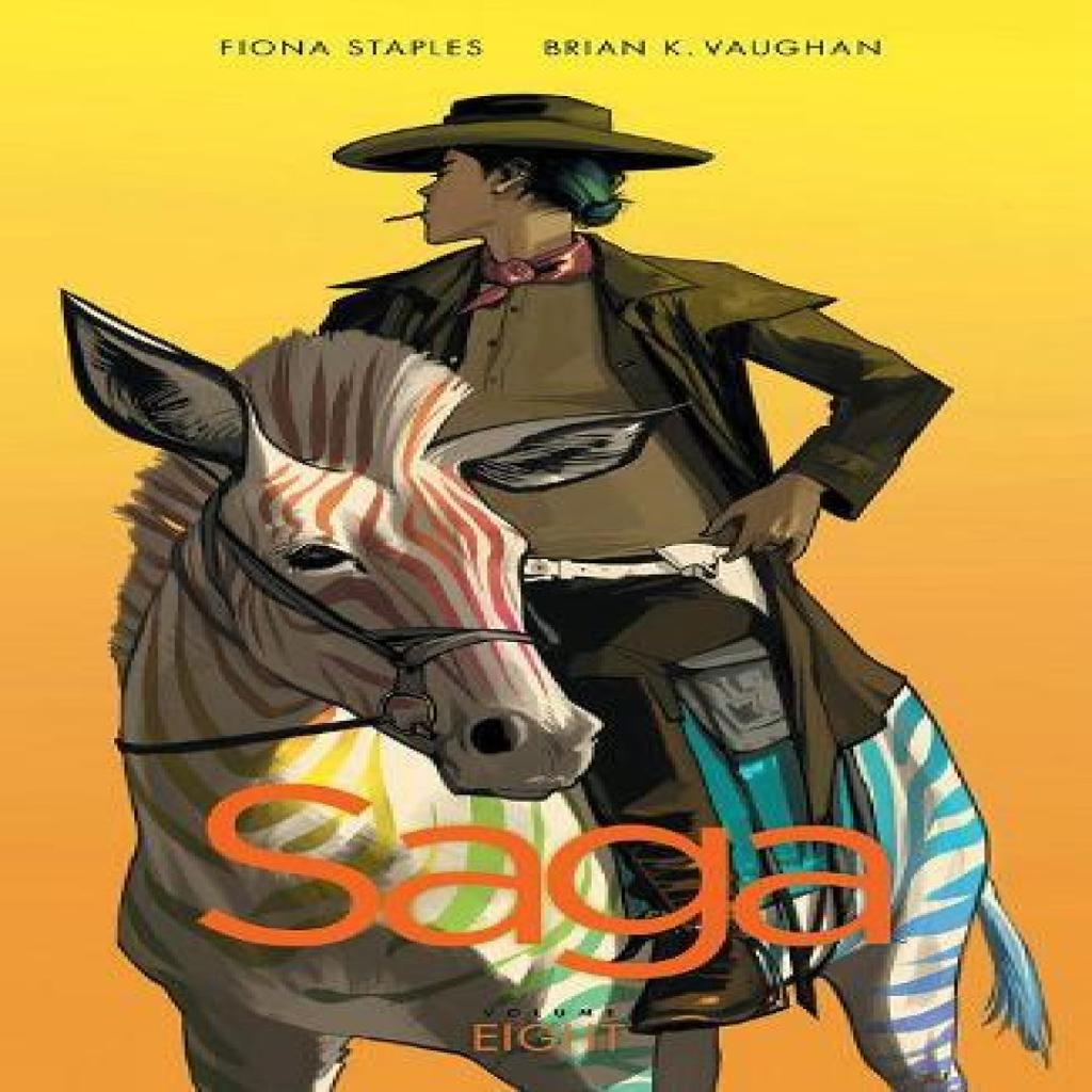 Saga Volume 8 by Brian K Vaughan Paperback Book 9781534303492