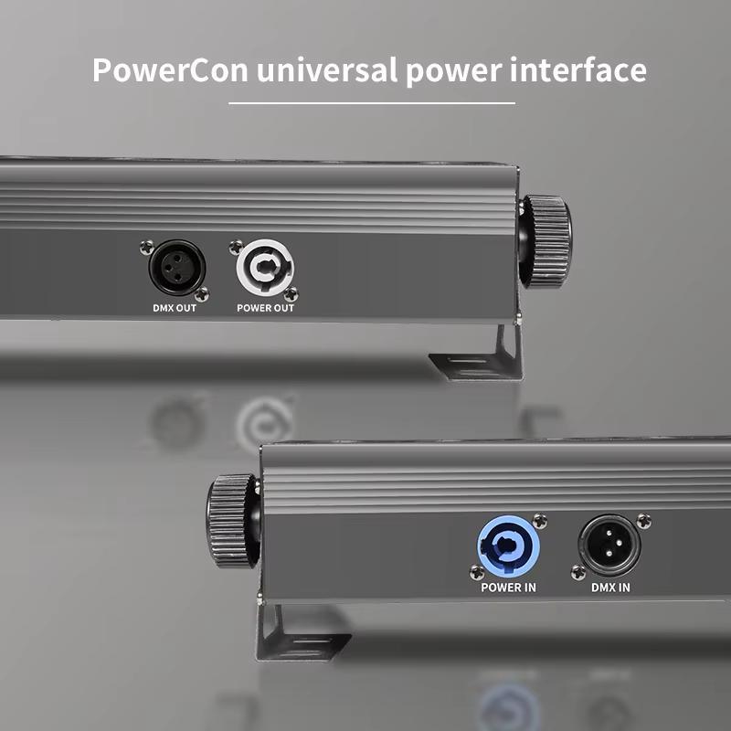 24x12w RGBW 4in1 LED bar Wall Washer Indoor Color Strip Light DMX512 Control Professional DJ Disco Wall Light Stage Party Lighting