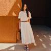 На платье На платье с поясом Шарф на шею Плиссированное Новое5мес509