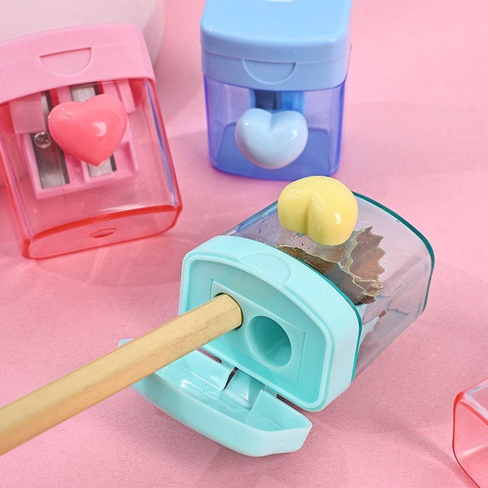 Stationery Pencil Cutter Single/Double Hole Pencil Blade Simple Pencil Sharpener Office