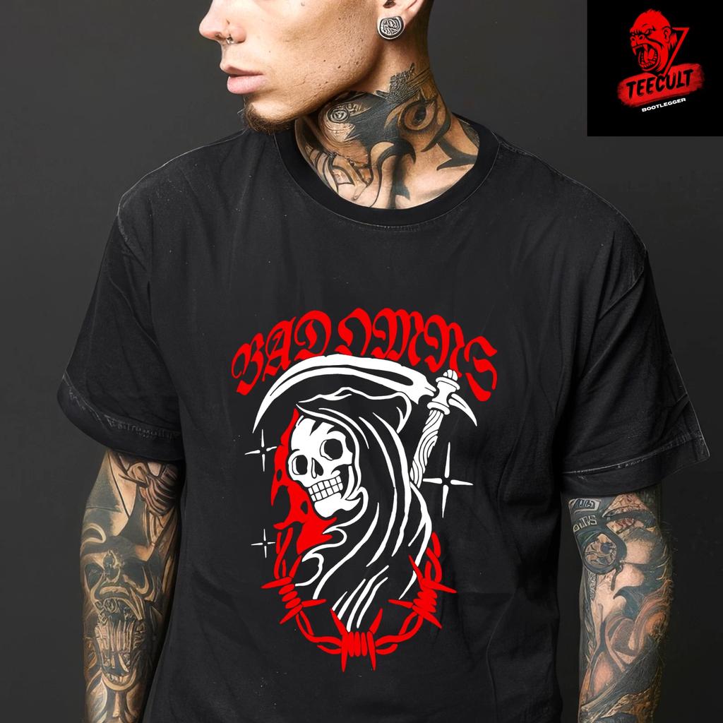 Men's and Women's T-shirts Bad Omens 'The Death of Peace of Mind' Rock Band Unisex Cotton