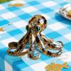 Blue-Ringed Octopus Figurine Animal Statue Realistic Looking Vivid Shape Octopus Resin