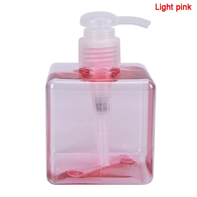 250 мл бутылка лосьона квадратная пустая пластиковая бутылка шампунь мытье лица бутылка