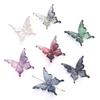 25x25mm 20pcs/bag Acrylic Transparent Color Butterfly Beads DIY Bracelet Necklace Earrings Jewelry Accessories
