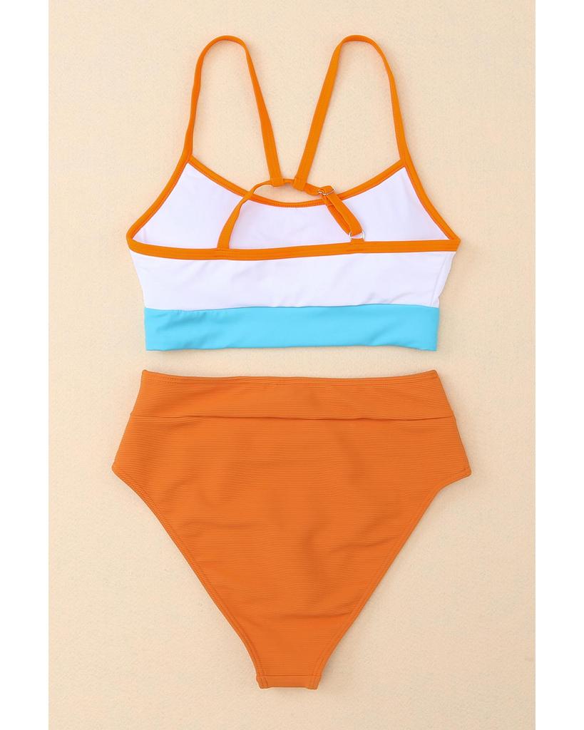 Azura Exchange Spaghetti Strap High Waist Bikini Swimsuit