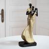 Роскошная золотисто-черная смоляная пара с птицей для домашнего декора (Упаковка из 1 шт., золотисто-черный)