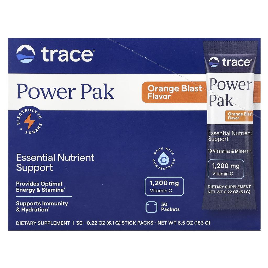 Power Pack, Orange Blast, 30 Stick Packs, 6.1G (0.22Oz) Each