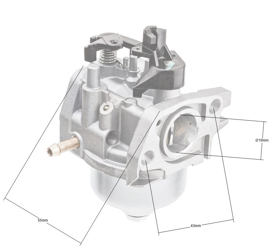 Gaźnik Loncin Lc1P70Fa Z Wałkiem 080005
