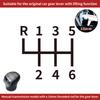 LED Crystal Shift Head Crystal Shift Knob Is For Manual/Reverse Gear With LED Seven Color Shift Head, 5-Speed/6-Speed