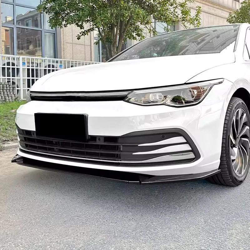 Adjustable 5Pcs Sectional Front Spoiler Lip For Skoda Fabia NJ PJ 2014-2026 Front Bumper Splitter Car Exterior Sport Body Kit
