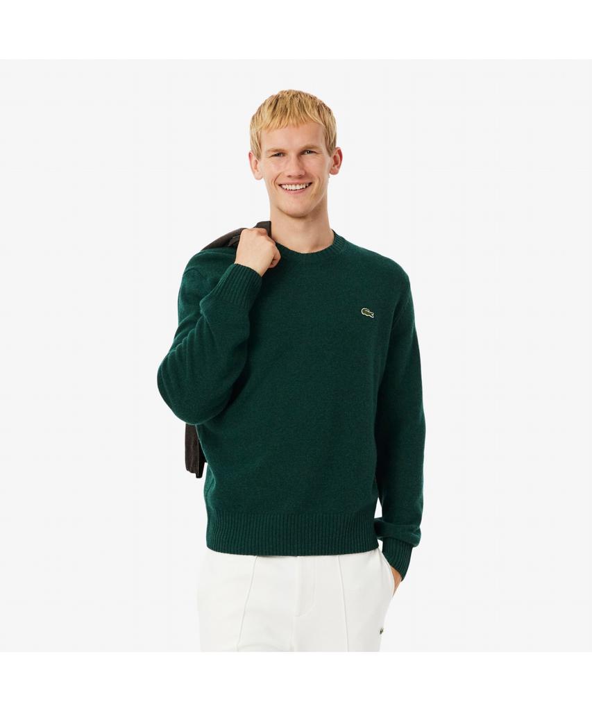 LACOSTE Men'S Wool Crew Neck Sweater Ah2916-55N Yzp