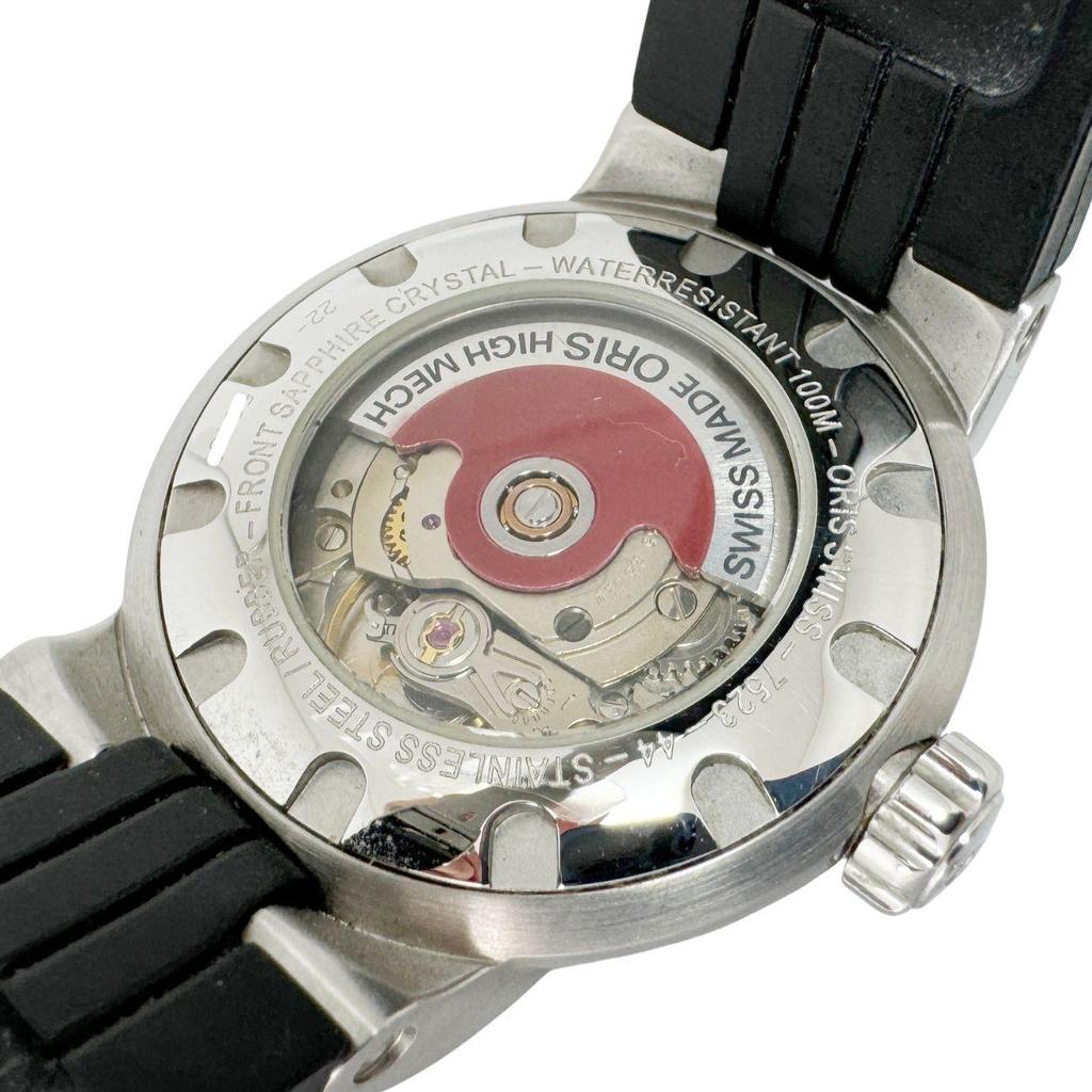 Б/у [ORIS TT1 Day Date] 7523-44 Б/у мужские часы с автоподзаводом черный циферблат A класс