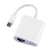 Network Adapter-Adapter SUNROZ for Internet Cable Ethernet LAN RJ45 - Type C, White (A485980)