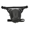 Motorcycle Drop Leg Bag with Reflective Strip Water Resistant Waist Pack for Outdoor Hiking Traveling Fishing Carbon Fiber Style
