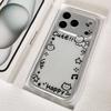 Милый и счастливый котенок подходит для чехла на мобильный телефон Apple 16/17promax IP15/14plus прозрачный космический чехол 13.