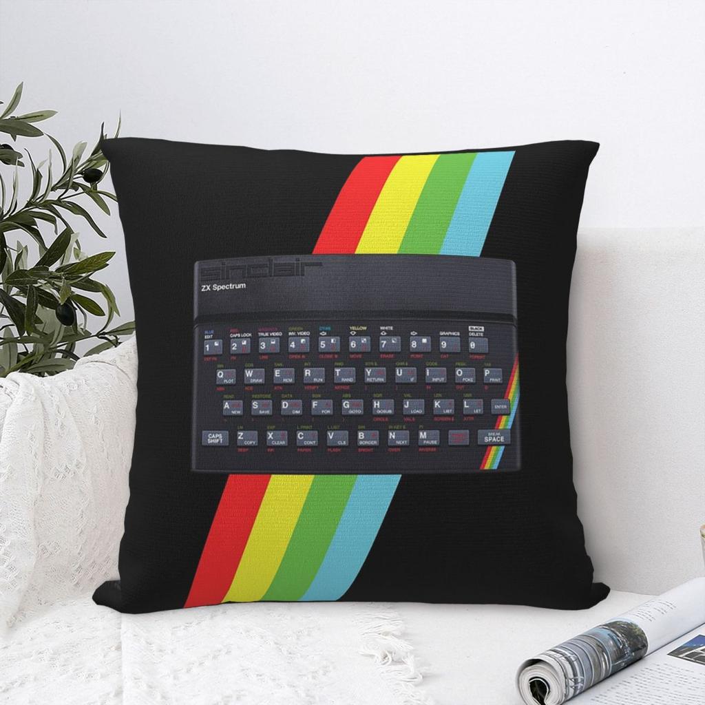 Квадратная наволочка для персонального компьютера Sinclair ZX Spectrum, чехол для подушки, наволочка, чехол для декоративной подушки для дома, спальни, автомобиля