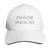 Кепка с принтом имени из Imagine Dragons Модная повседневная бейсболка Регулируемая кепка Хип-хоп Летние Унисекс Бейсболки