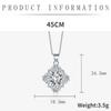 Sace Gems Классический роскошный циркон для женщин кулон ожерелье ювелирные изделия свадебное обещание вечерние подарок