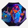 1pc Outdoor Umbrella with Steven Universe Characters - Automatic Opening/Closing, Portable 3-Fold Design, 8-Rib Frame - Perfect Gift for Fans, Tr