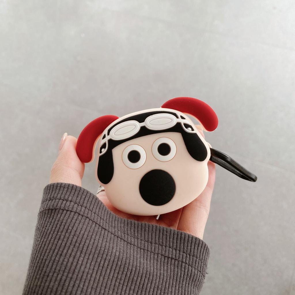 Силиконовый чехол для наушников с милыми мультяшными собаками для Samsung Galaxy Buds 2 Pro Live, чехол для Galaxy Buds2 Pro, полная защита с металлическим крючком