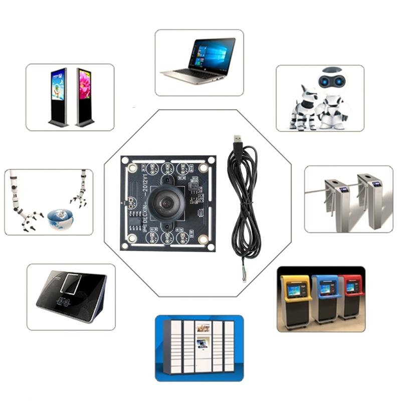 1 Комплект Голая Плата Модуля USB-Камеры 1 Мп 100 Градусов Чип OV9732 Фиксированный Фокус Формат YUV2 для Проектов Распознавания Лиц