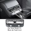 Rear Air Outlet Trim Cover For Tesla Model 3 Y Seat Air Outlet Protective Cover Anti Blocking Interior Modification Accessories