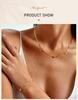 Позолоченное 18 каратным золотом колье-чокер для женщин, Позолоченная нержавеющая сталь, Ожерелье-цепочка на ключицы с бантом и бабочкой, термостойкое