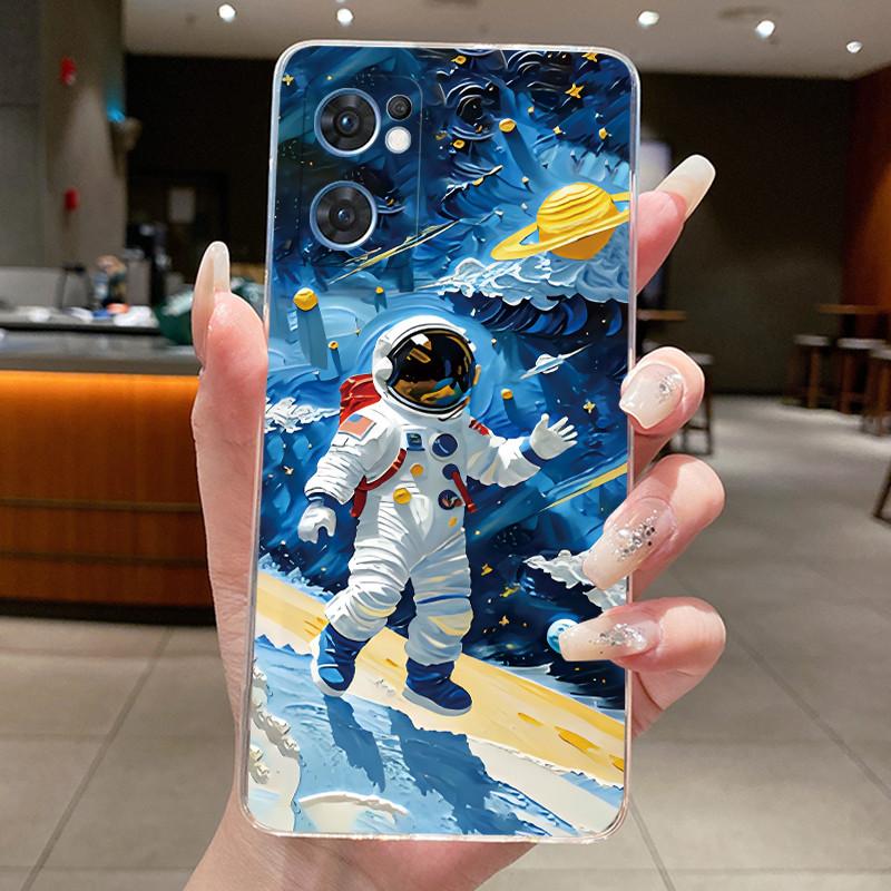 Чехол для OPPO Find X5 Lite CPH2371 Чехол Эстетичный Милый Кот Мягкий Силикон ТПУ Чехлы для Телефона Для OPPO Reno 7 Pro Reno7 5G Чехол